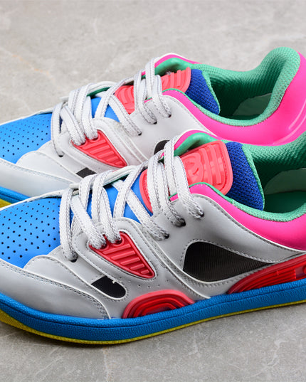 Gucci Screener Neon Pink & Blue Multicolor Sneaker