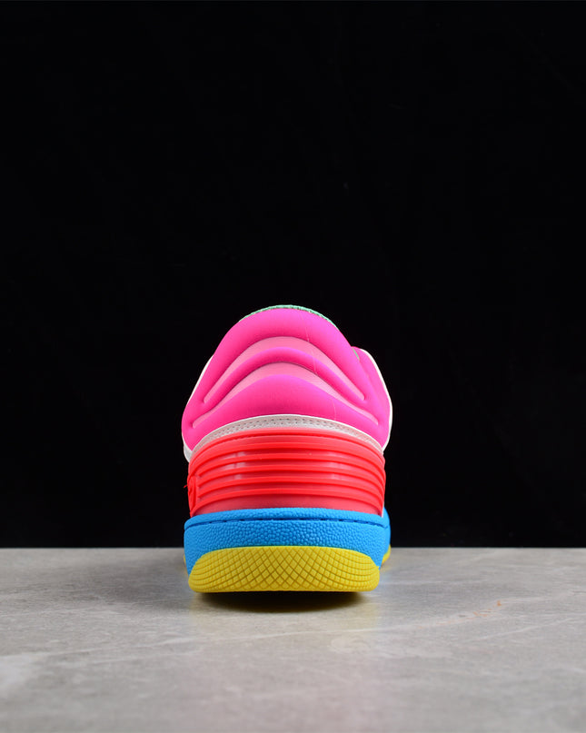 Gucci Screener Neon Pink & Blue Multicolor Sneaker