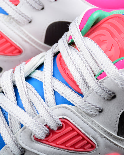 Gucci Screener Neon Pink & Blue Multicolor Sneaker