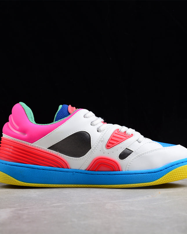 Gucci Screener Neon Pink & Blue Multicolor Sneaker