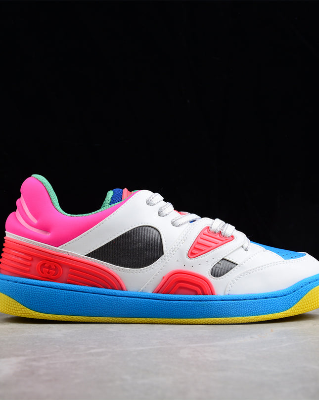 Gucci Screener Neon Pink & Blue Multicolor Sneaker