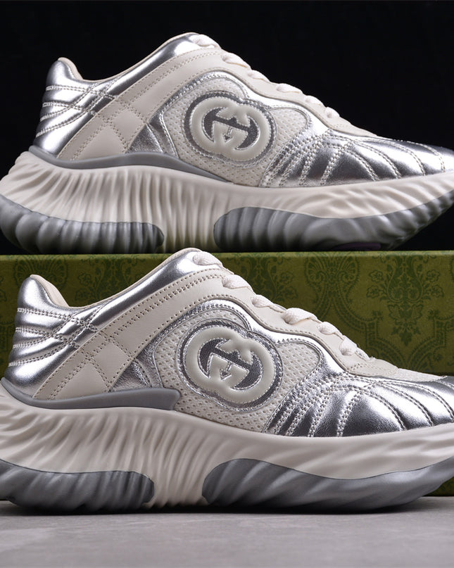 Gucci Screener Silver-White Sneaker
