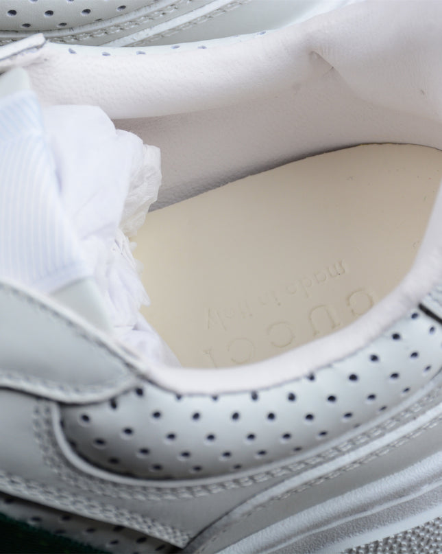 Gucci Screener White Blue High-top Sneaker Sports Casual Shoe