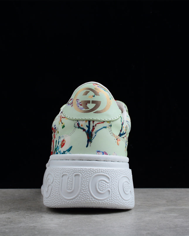 Gucci Screener White Multi-Color High-top Sneaker Sports Casual Shoe