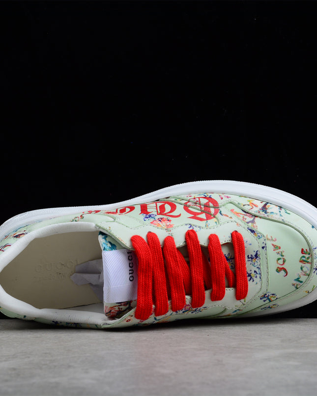 Gucci Screener White Multi-Color High-top Sneaker Sports Casual Shoe