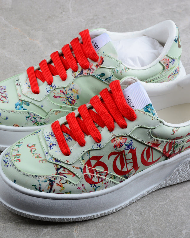 Gucci Screener White Multi-Color High-top Sneaker Sports Casual Shoe