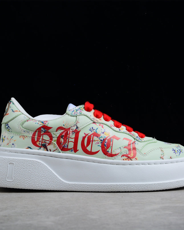 Gucci Screener White Multi-Color High-top Sneaker Sports Casual Shoe
