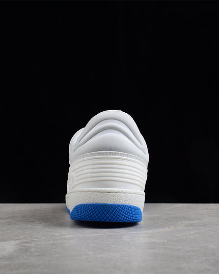 Gucci Screener White Sneaker with Blue Sole