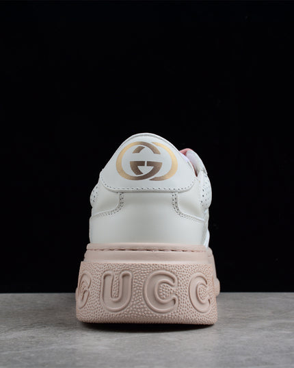 Gucci Screener White and Grey High-top Sneaker Sports Casual Shoe