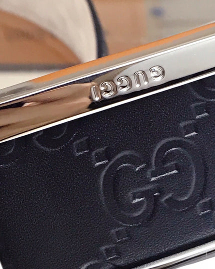 Gucci Signature Leather Belt 403941 – Rectangular Buckle in Black