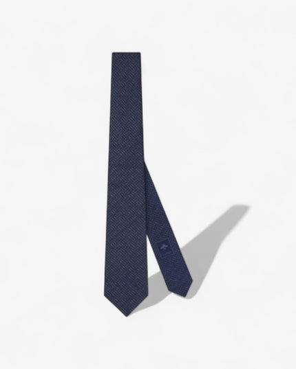 Gucci Silk Jacquard Tie – Navy