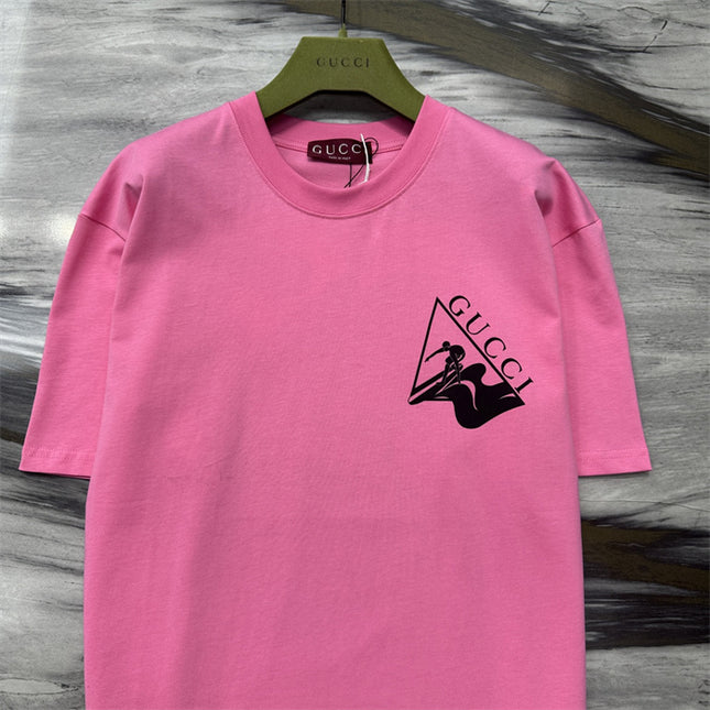 Gucci Ski‑Graphic Printed Cotton‑Jersey T‑Shirt