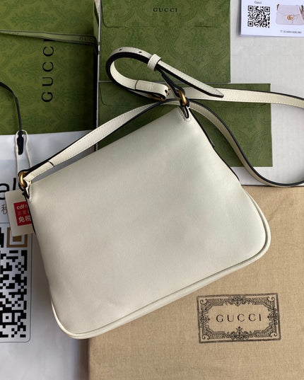 Gucci Small Messenger Bag With Double G 648934 - Cream