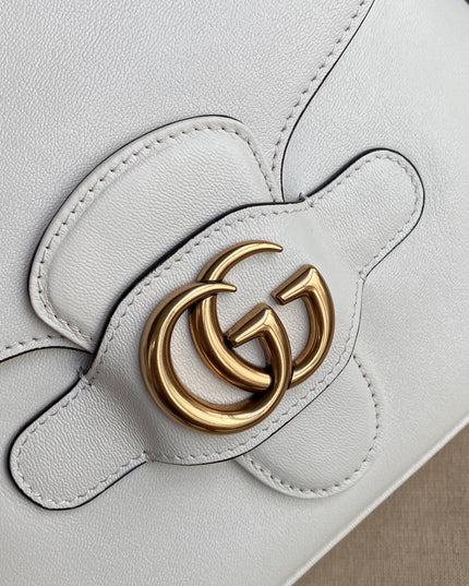 Gucci Small Messenger Bag With Double G 648934 - Cream