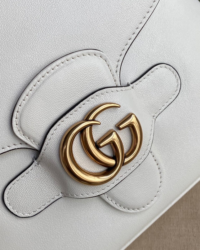 Gucci Small Messenger Bag With Double G 648934 - Cream