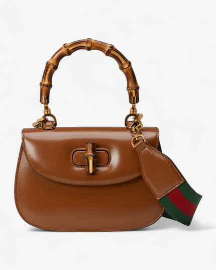 Gucci Small Top Handle Bag With Bamboo 675797