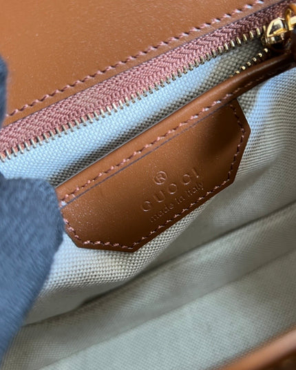Gucci Small Top Handle Bag With Bamboo 675797