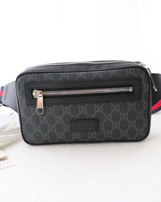 Gucci Soft Supreme Tigers Belt Bag 474293