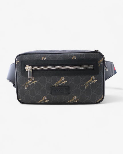 Gucci Soft GG Supreme Tigers Belt Bag – Black
