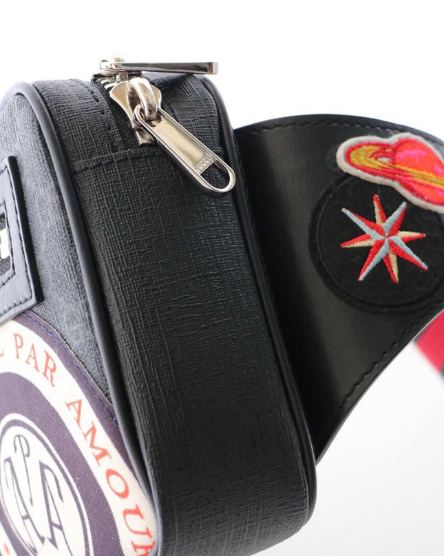Gucci Soft GG Supreme Belt Bag with Vintage-Inspired Patches