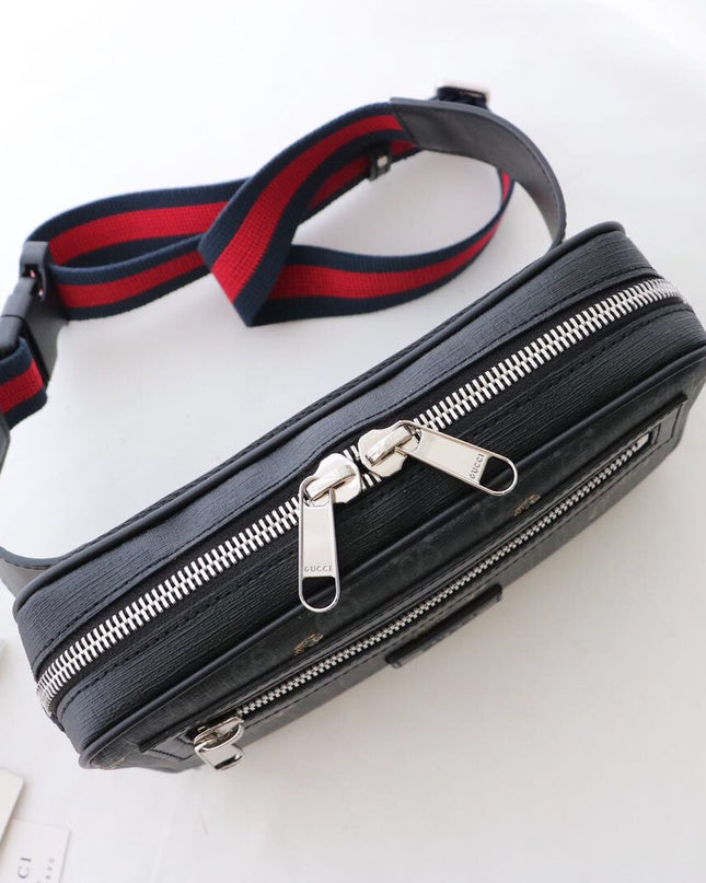 Gucci Soft GG Supreme Tigers Belt Bag – Black