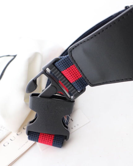 Gucci Soft GG Supreme Belt Bag with Vintage-Inspired Patches