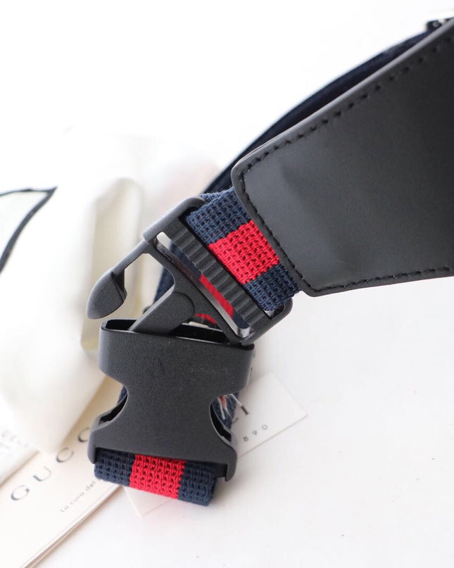 Gucci Soft GG Supreme Belt Bag with Vintage-Inspired Patches