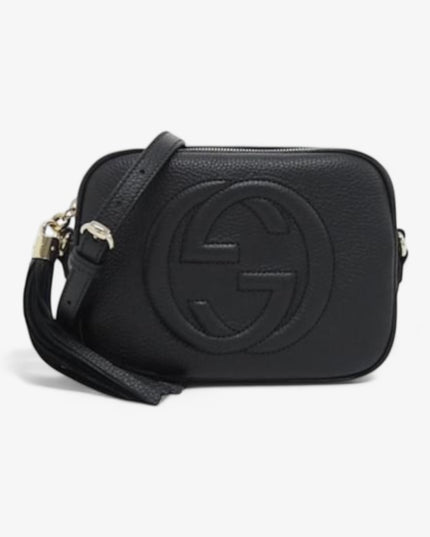Gucci Soho Disco Bag – Black Leather with Tassel Zip