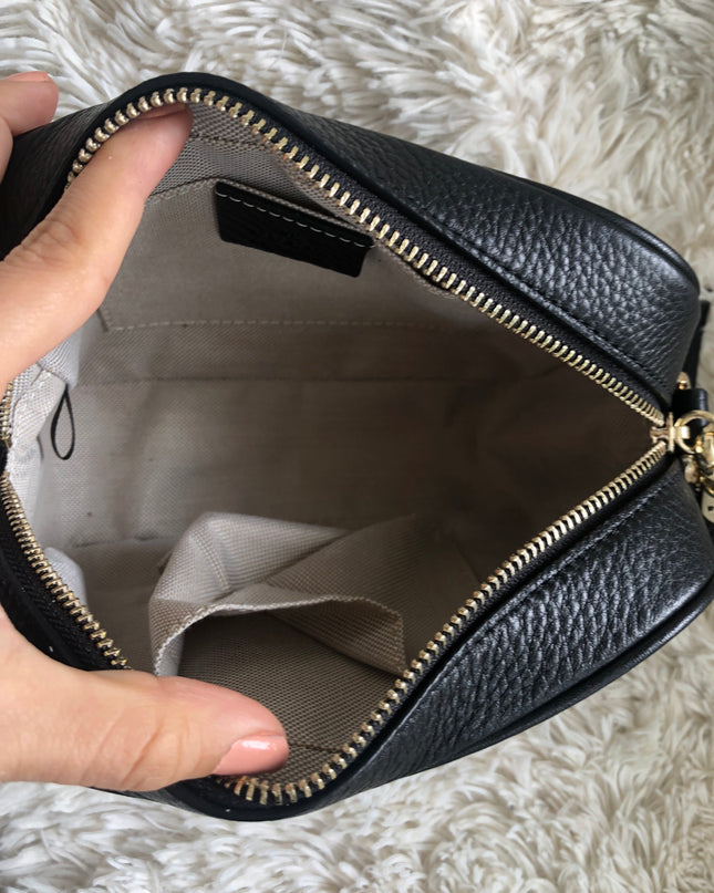 Gucci Soho Disco Bag – Black Leather with Tassel Zip