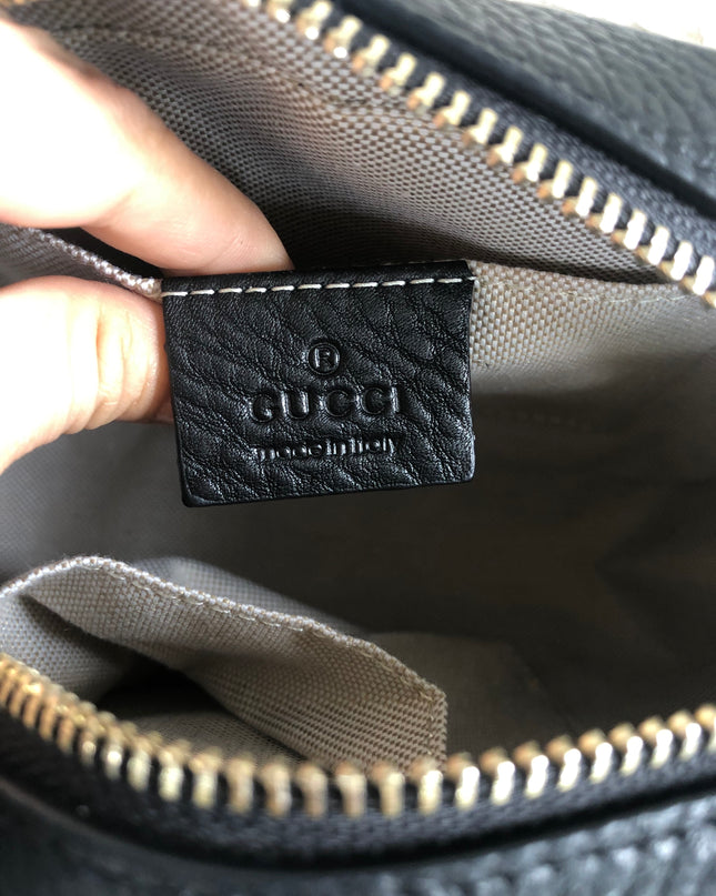 Gucci Soho Disco Bag – Black Leather with Tassel Zip