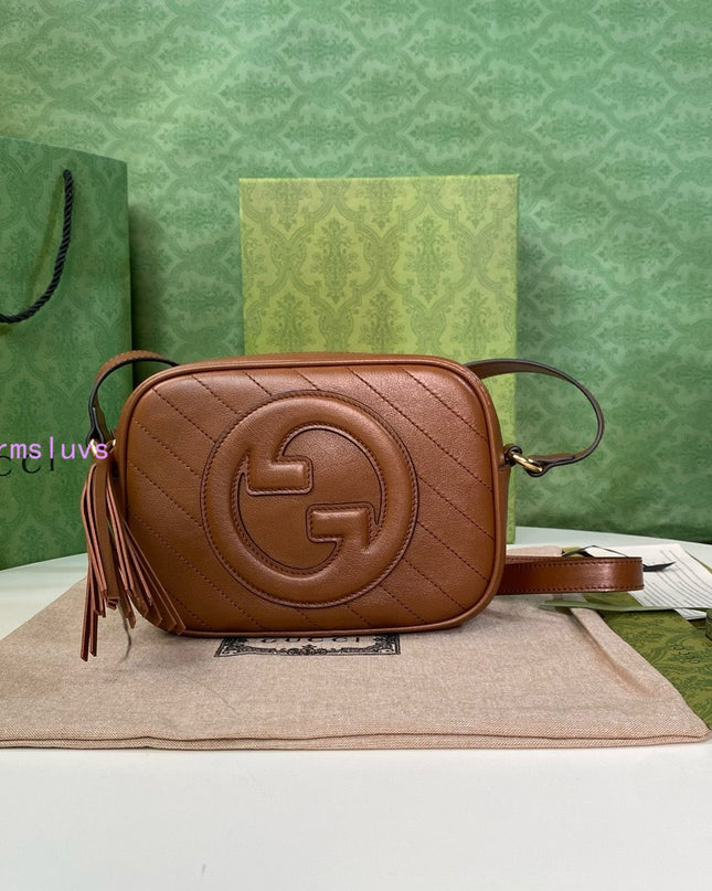 Gucci Soho Disco Bag – Brown Diagonal Quilted Leather