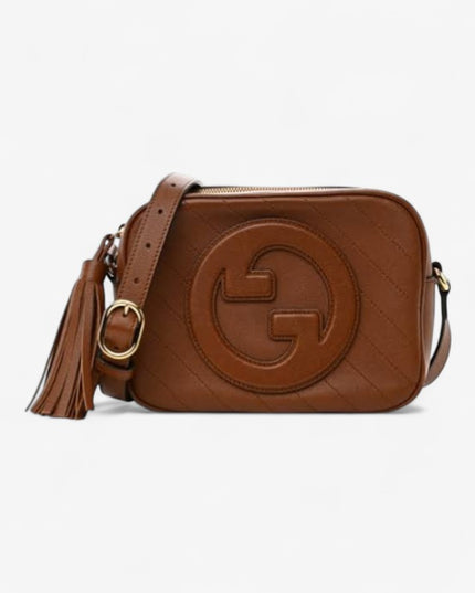 Gucci Soho Disco Bag – Brown Diagonal Quilted Leather