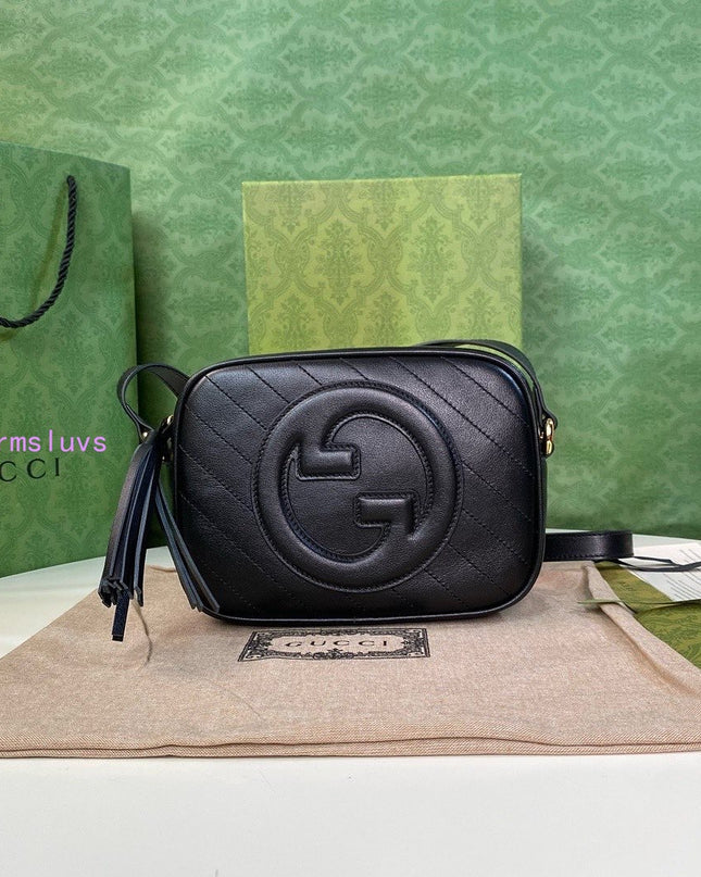 Gucci Soho Disco Bag – Diagonal Quilted Black Leather with Tassel Zip