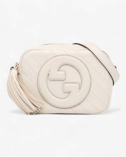 Gucci Soho Disco Bag – Ivory Diagonal Quilted Leather