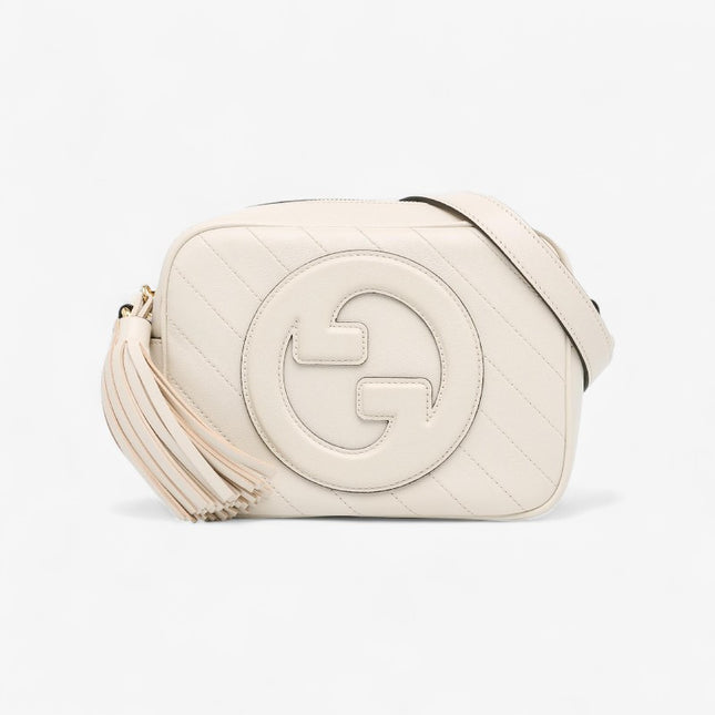 Gucci Soho Disco Bag – Ivory Diagonal Quilted Leather