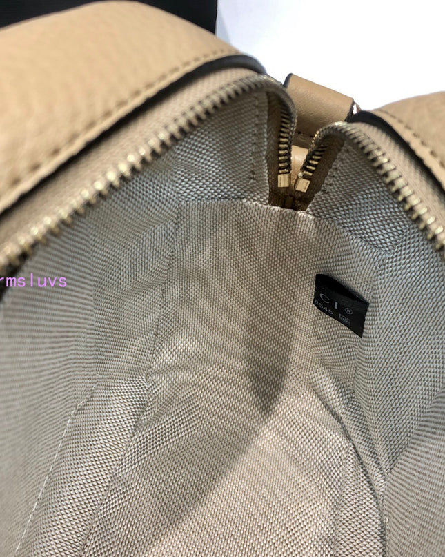 Gucci Soho Disco Bag – Nude Pebbled Leather with Tassel Zip