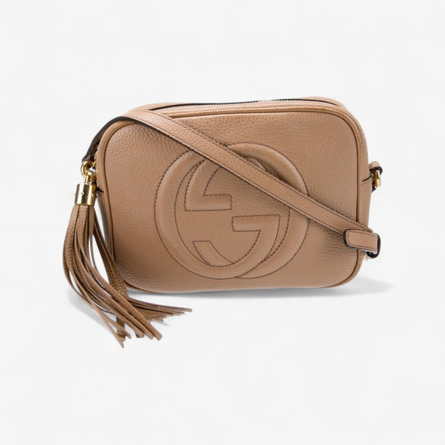 Gucci Soho Disco Bag – Nude Pebbled Leather with Tassel Zip