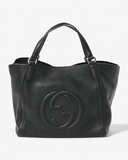 Gucci Soho Large Hobo Bag – Black Pebbled Leather