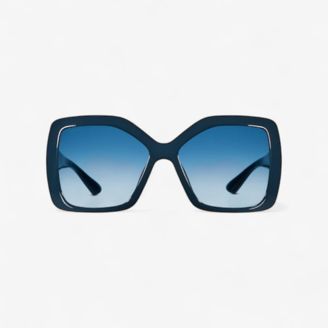 Gucci Square Frame Sunglasses – Navy & Blue Gradient