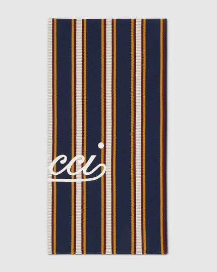 Gucci Striped Cotton Jacquard Beach Blanket – Spring/Summer