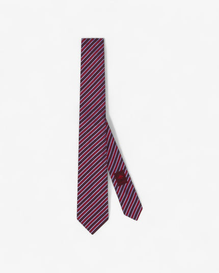 Gucci Striped Silk Jacquard Tie – Blue & Bordeaux