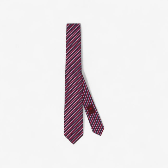 Gucci Striped Silk Jacquard Tie – Blue & Bordeaux