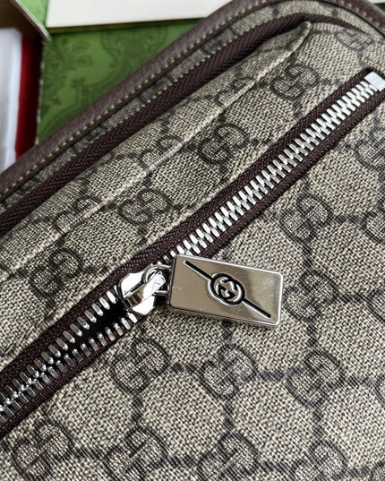 Gucci Supreme Belt Bag – Beige & Ebony Canvas