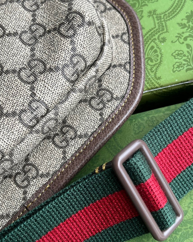 Gucci Supreme Belt Bag – Beige & Ebony Canvas