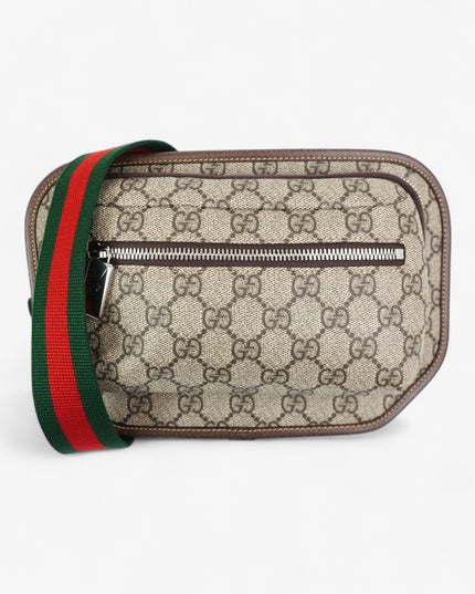 Gucci Supreme Belt Bag – Beige & Ebony Canvas