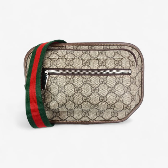 Gucci Supreme Belt Bag – Beige & Ebony Canvas