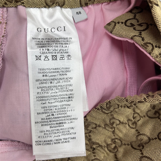 Gucci Supreme Logo‑Patch Drawstring Shorts