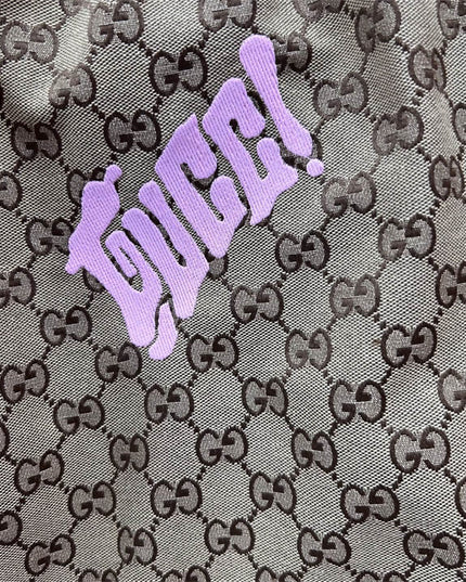 Gucci Supreme Logo‑Patch Drawstring Shorts