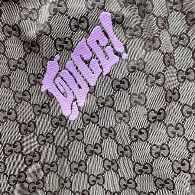 Gucci Supreme Logo‑Patch Drawstring Shorts