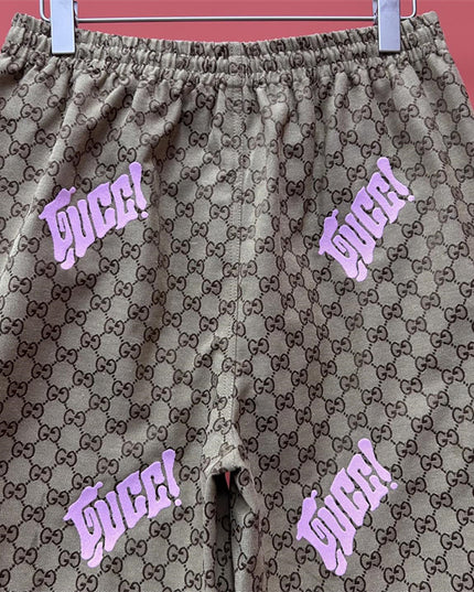 Gucci Supreme Logo‑Patch Drawstring Shorts